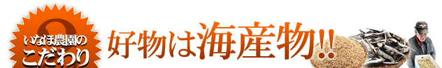 いなほ農園産媛っこ地鶏のこだわり②好物は海産物！！